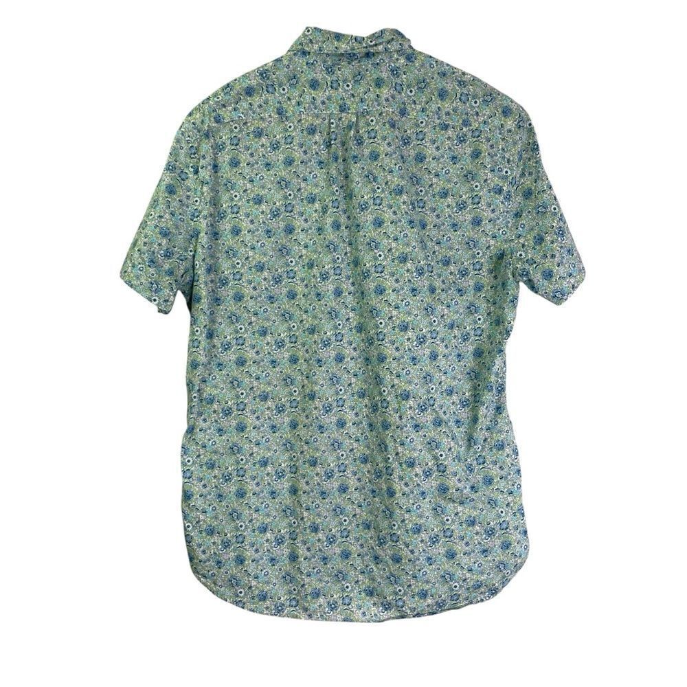 J Crew Men's Short-Sleeve Shirt in Liberty Fabrics Danjo Floral - Picture 2 of 8